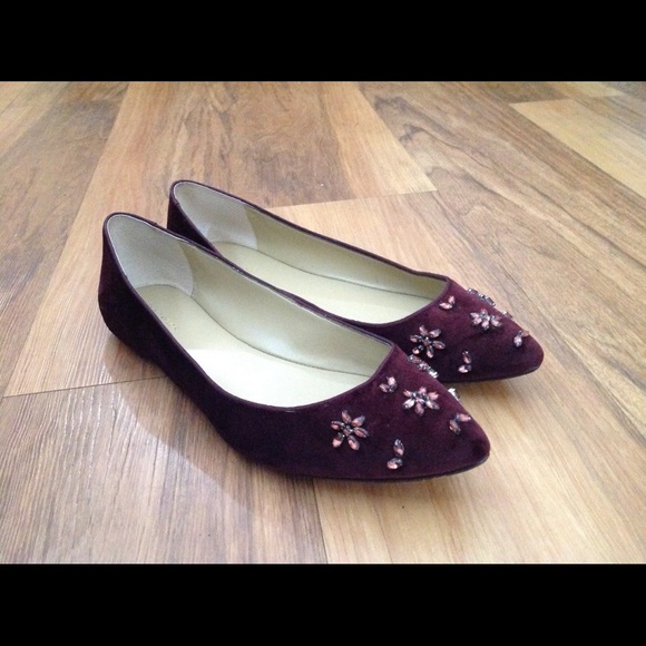 Ann Taylor Shoes - Ann Taylor Jeweled Flats